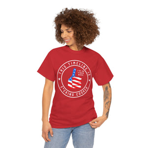 This Timeline is Cooked American Flag Thumbs Up T‑Shirt