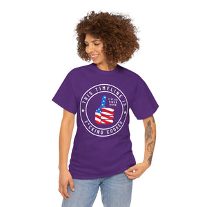 This Timeline is Cooked American Flag Thumbs Up T‑Shirt