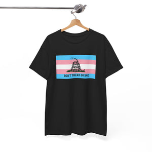 Trans Pride 'Don't Tread On Me' Tee — Transgender LGBTQ PRIDE Gadsden Flag T-Shirt