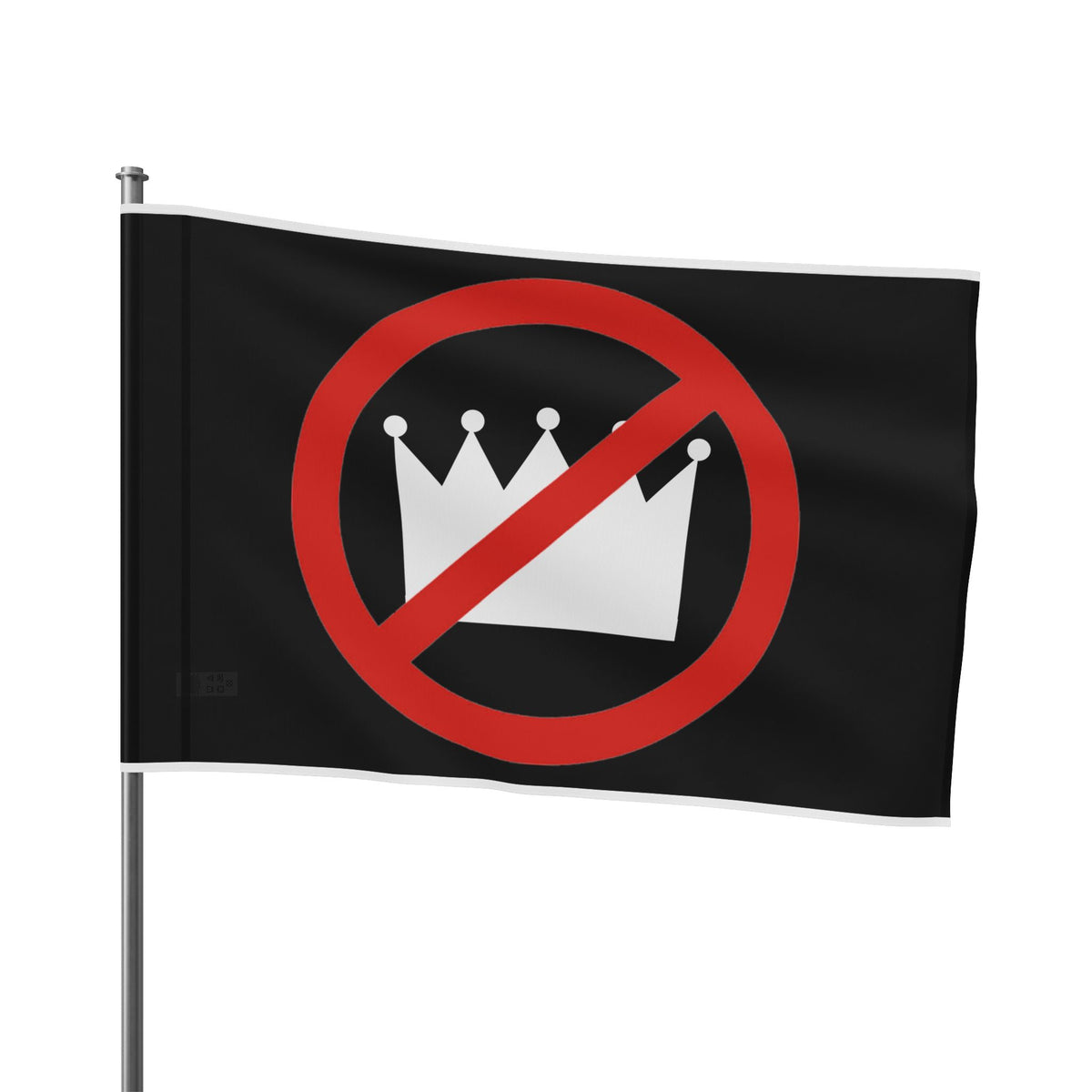 No Kings Flag Statement Banner, Unique Gift, Home or Office Wall Art, Political Statement Home Decor - Gemmed Firefly