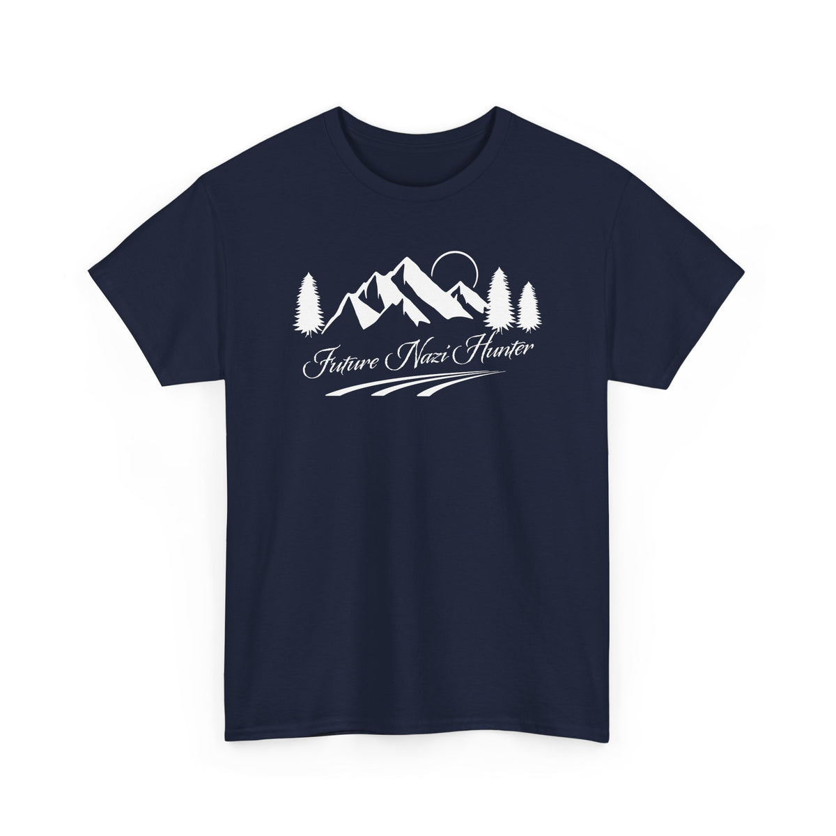 Future Nazi Hunter Graphic Tee Nature Vibes T‑Shirt — Scenic Mountain