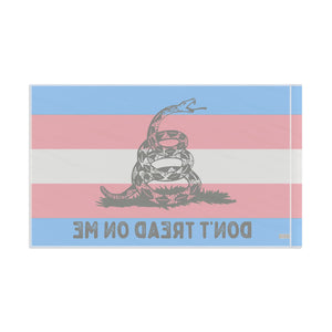 Transgender LGBTQ PRIDE Gadsden Flag Home Decor - Gemmed Firefly