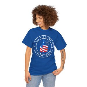 This Timeline is Cooked American Flag Thumbs Up T‑Shirt