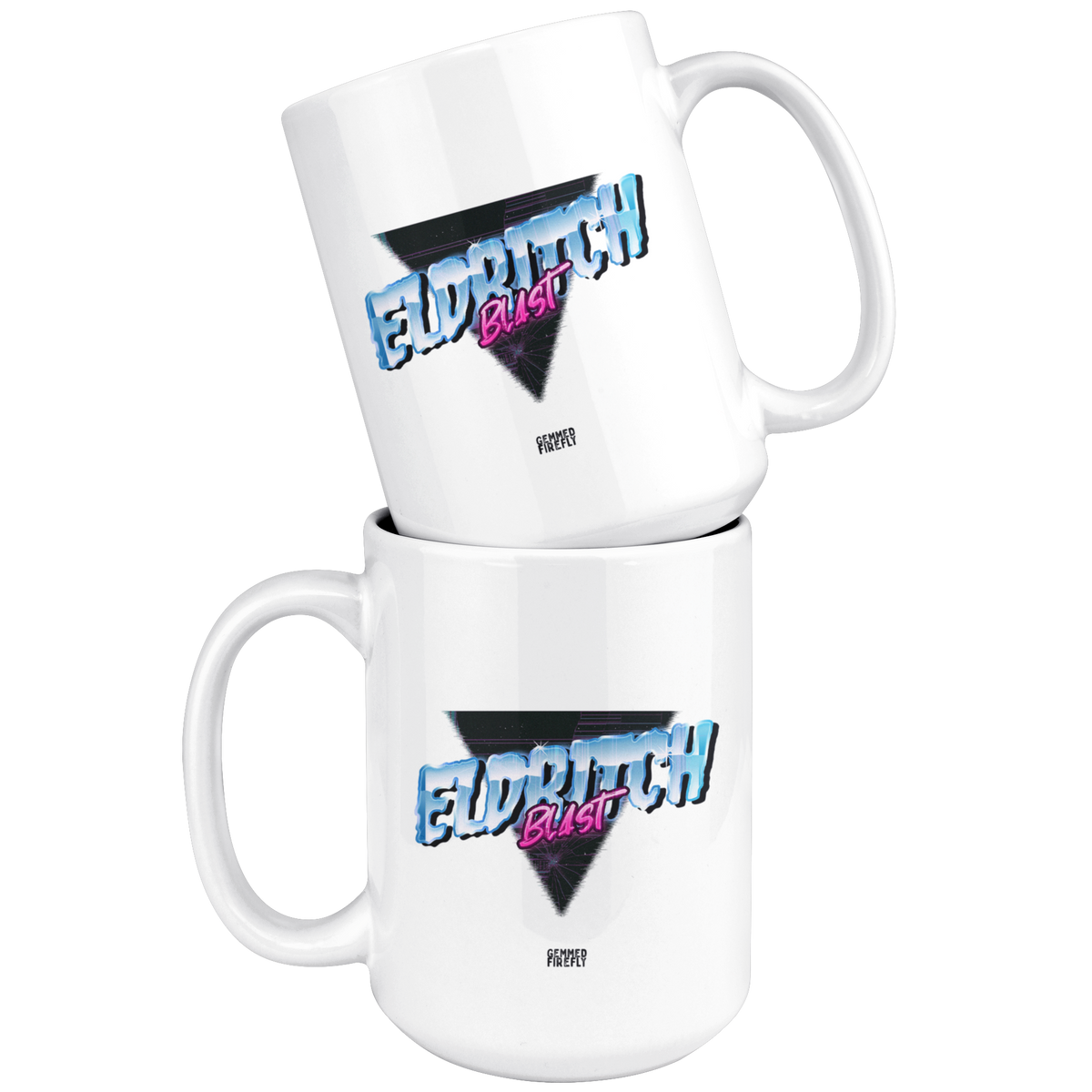 Eldritch Blast 80's Retro Mug Drinkware  - Gemmed Firefly