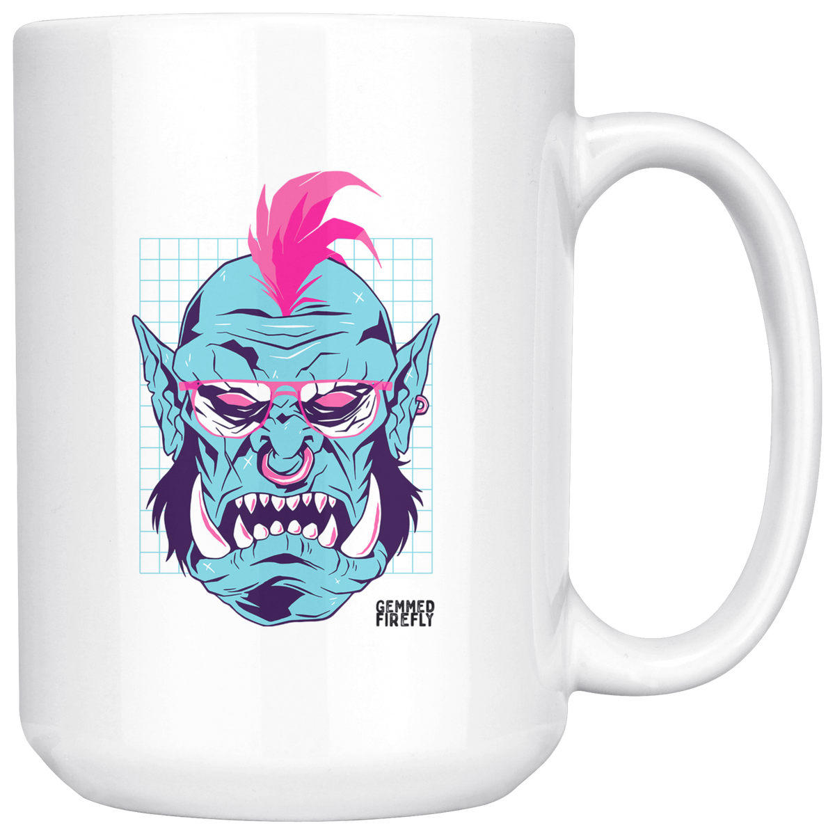 Vapor Orc Captain Mug Drinkware  - Gemmed Firefly