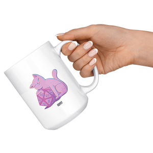 Glitch Cat Mug Drinkware  - Gemmed Firefly