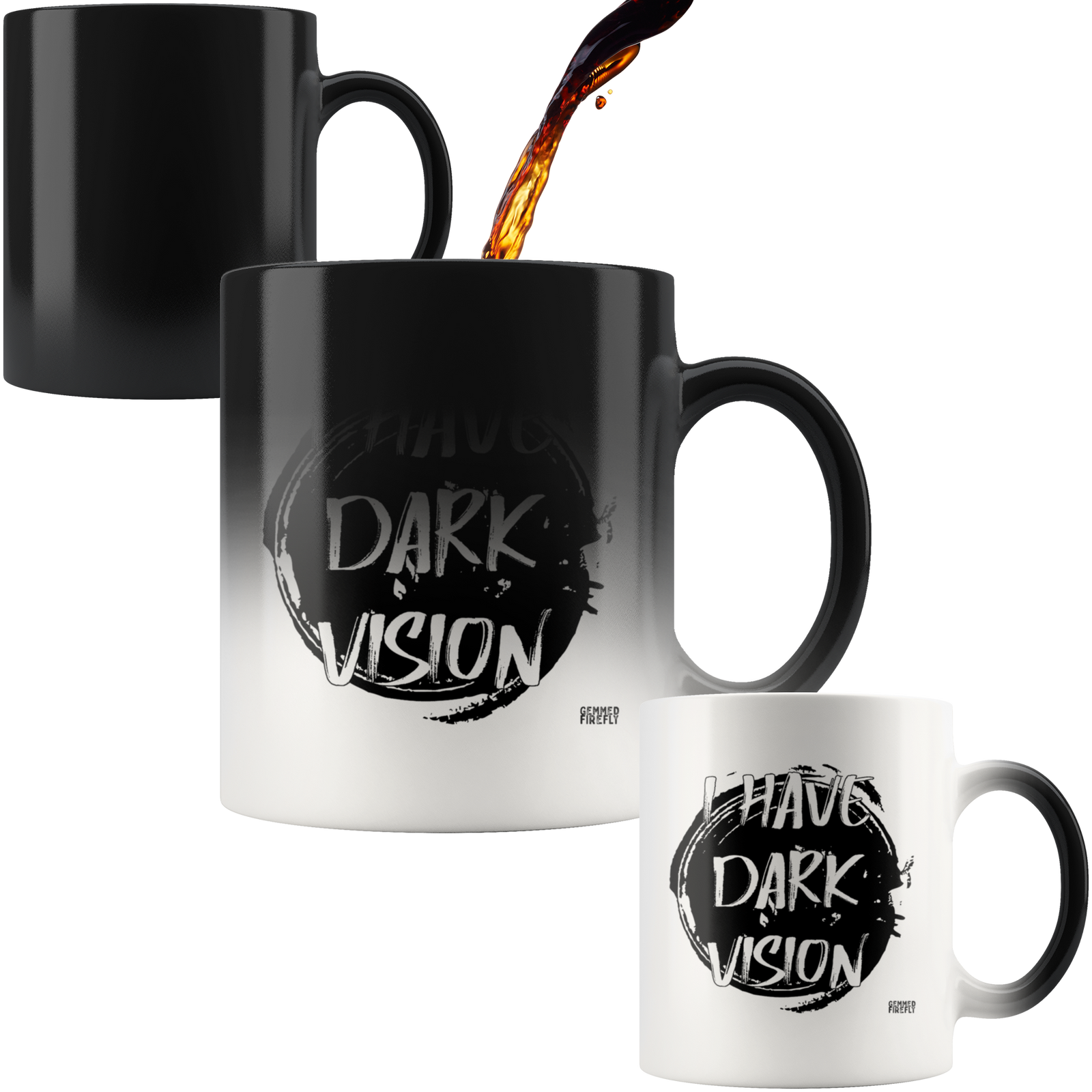 I Have Dark Vision Magic Mug Drinkware  - Gemmed Firefly