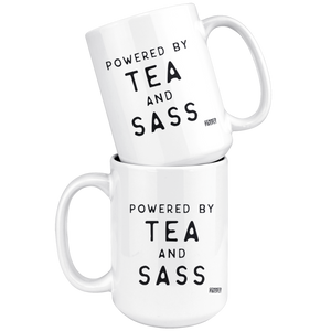 Powered by Tea and Sass Mug Drinkware  - Gemmed Firefly