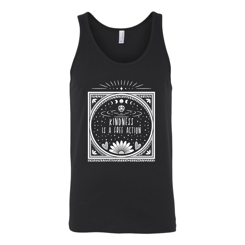 Kindness is a Free Action T-shirt  - Gemmed Firefly