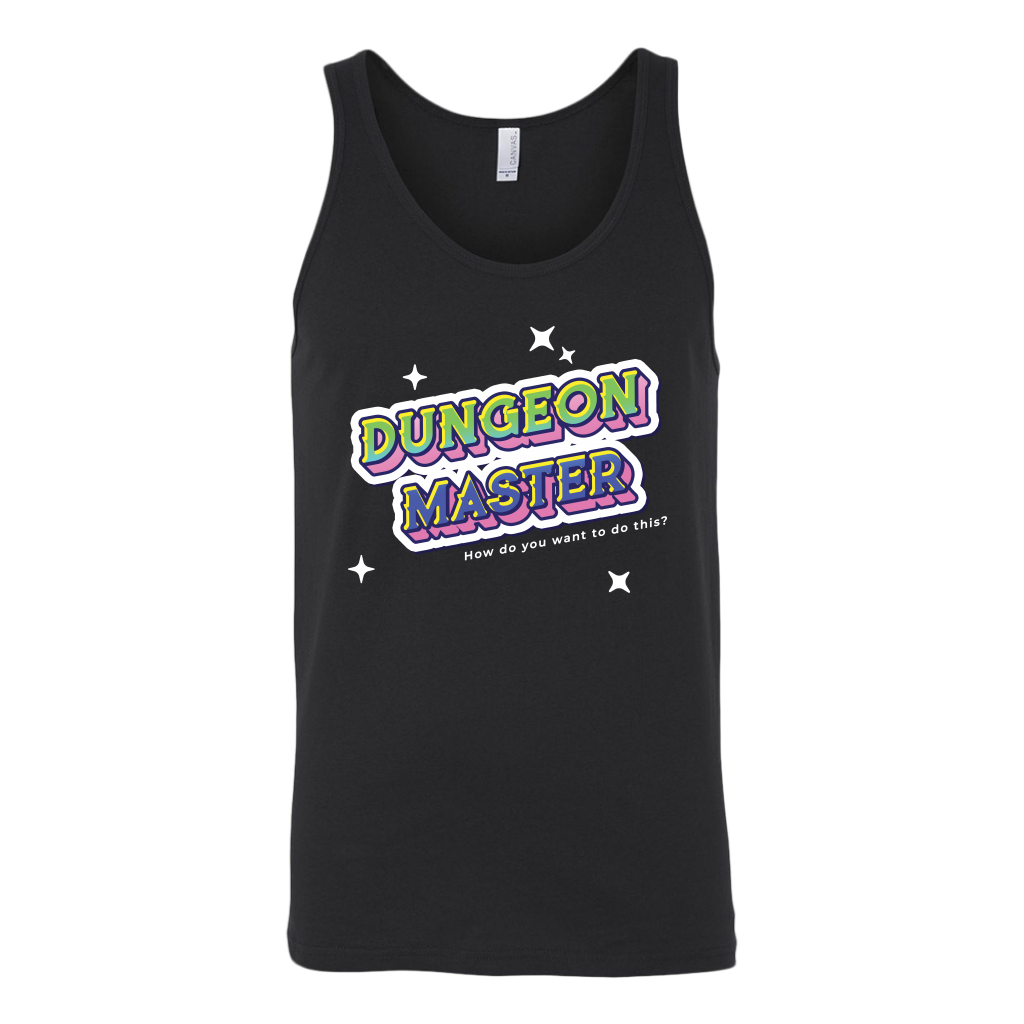 Dungeon Master Retro Title T-shirt  - Gemmed Firefly