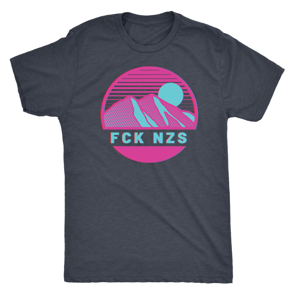 FCK NZS Vapor Mountains Shirt T-shirt  - Gemmed Firefly