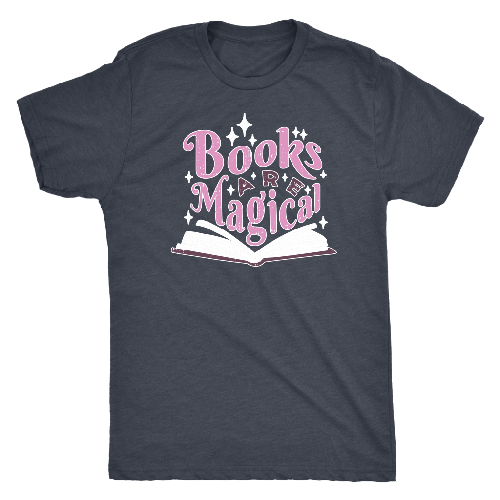 Books are Magical T-shirt  - Gemmed Firefly