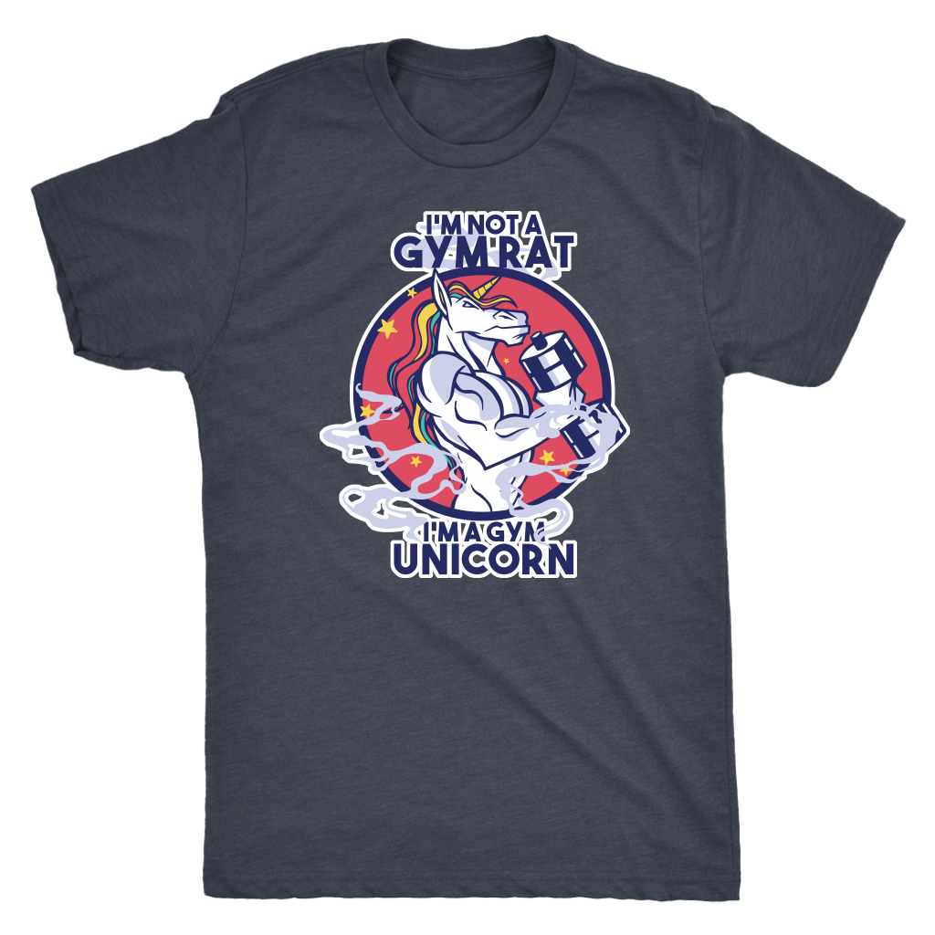 Gym Unicorn T-shirt  - Gemmed Firefly