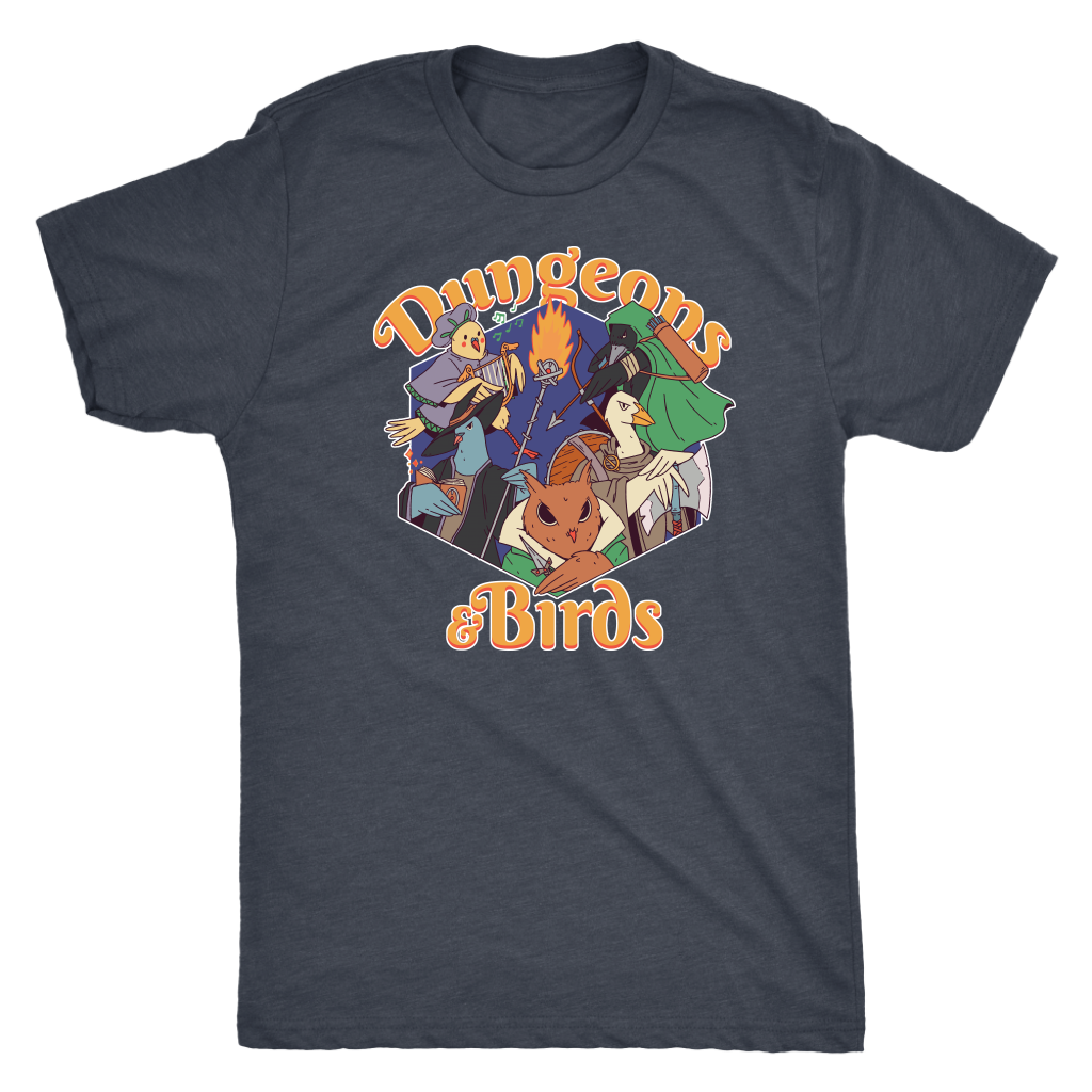 Dungeons and Birds T-shirt  - Gemmed Firefly