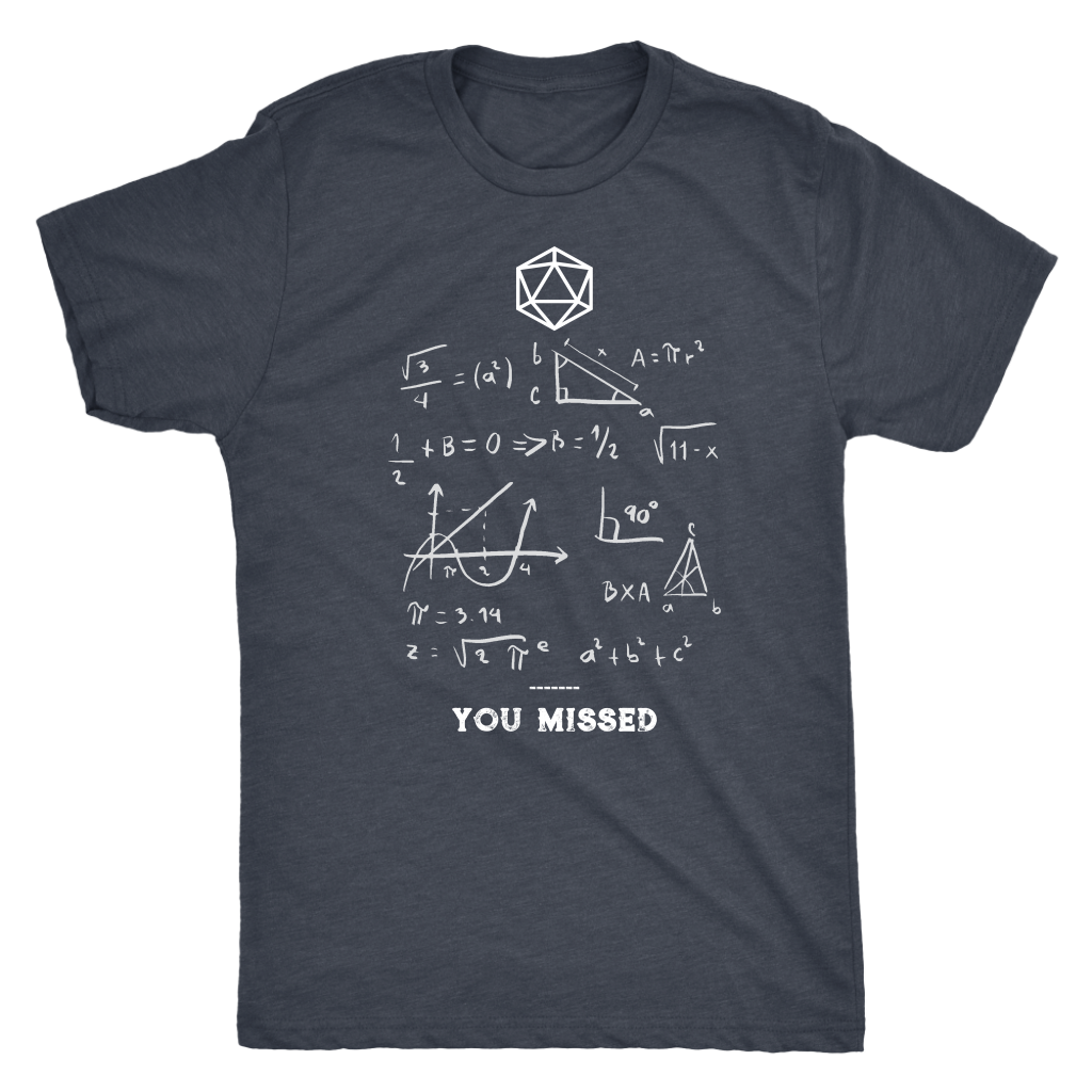 Dungeon Math T-shirt  - Gemmed Firefly