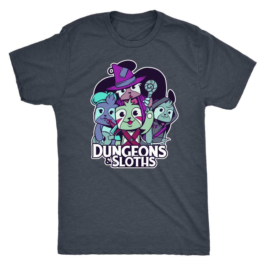 Dungeons and Sloths T-shirt  - Gemmed Firefly
