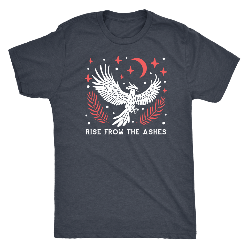 Rise from the Ashes Phoenix T-shirt  - Gemmed Firefly