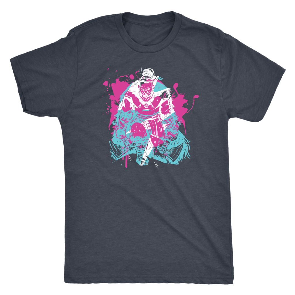 Berserker Paint Splash T-shirt  - Gemmed Firefly