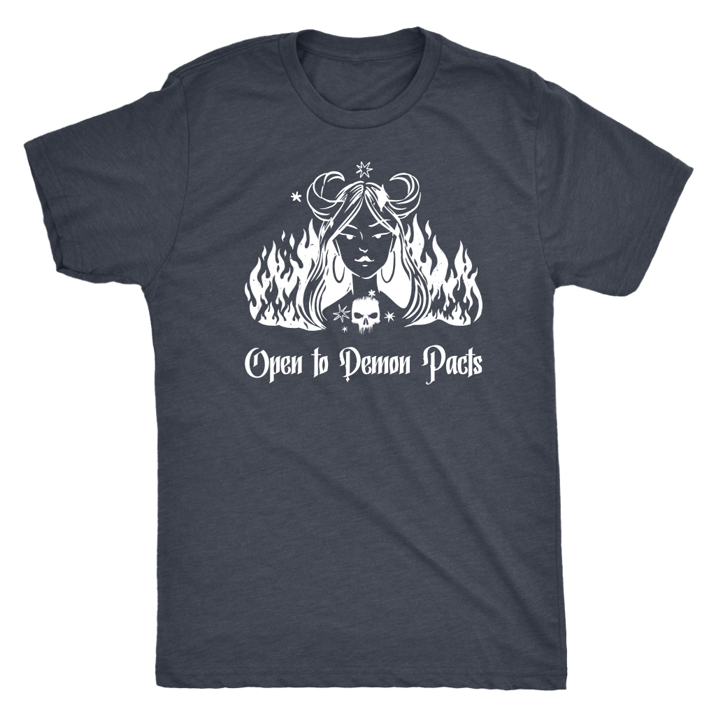 Open to Demon Pacts T-shirt  - Gemmed Firefly