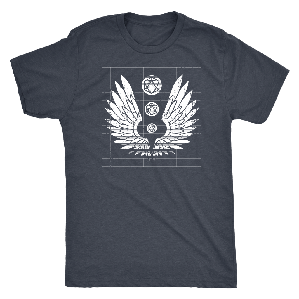 D20 Wings of Future Radiance T-shirt  - Gemmed Firefly