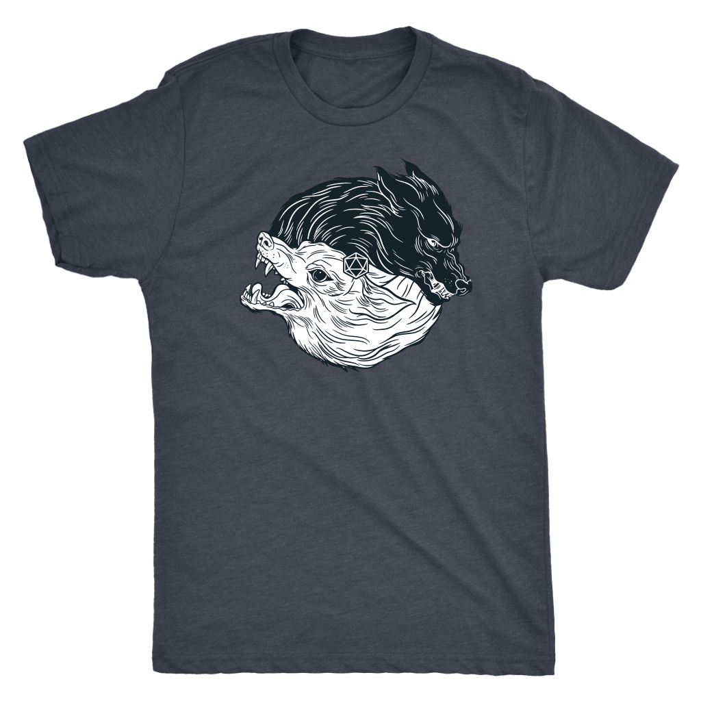 Two Wolves to Feed T-shirt  - Gemmed Firefly