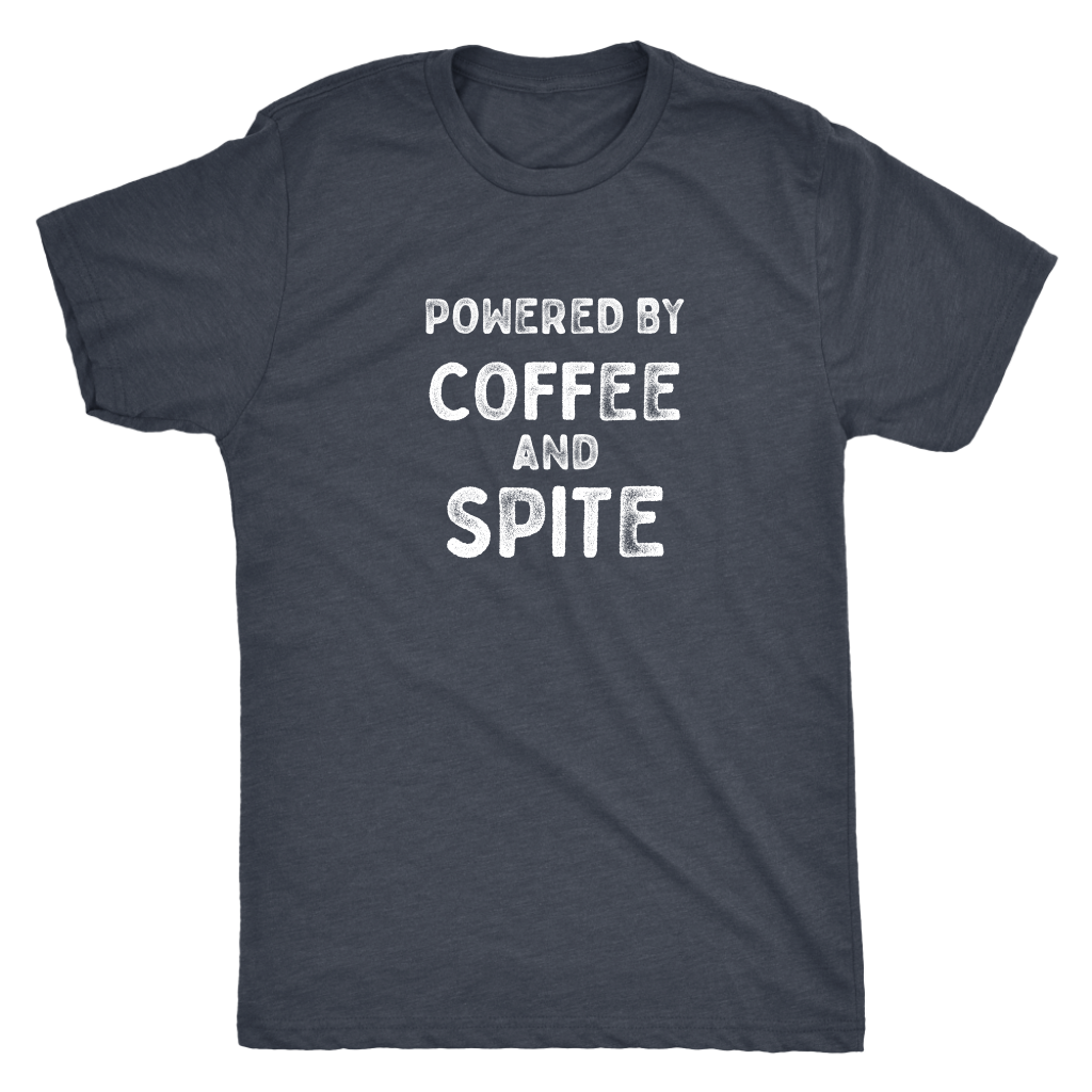 Powered By Coffee and Spite T-shirt  - Gemmed Firefly
