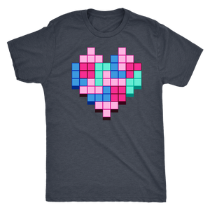 Candy Block Love Heart T-shirt  - Gemmed Firefly