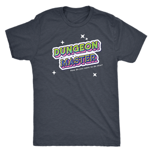Dungeon Master Retro Title T-shirt  - Gemmed Firefly