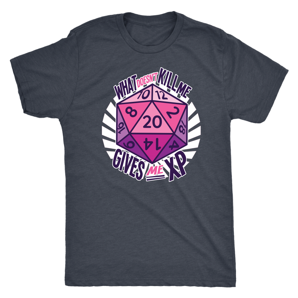 What Doesn't Kill Me Gives Me XP T-shirt  - Gemmed Firefly
