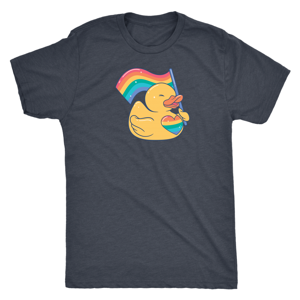 Pride Rubber Ducky T-shirt  - Gemmed Firefly