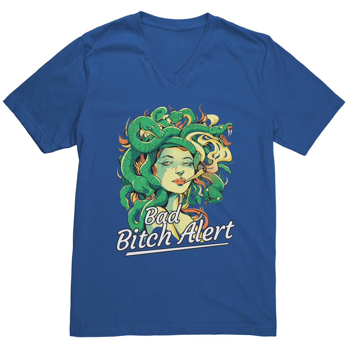 Bad Bitch Alert Medusa T-shirt  - Gemmed Firefly