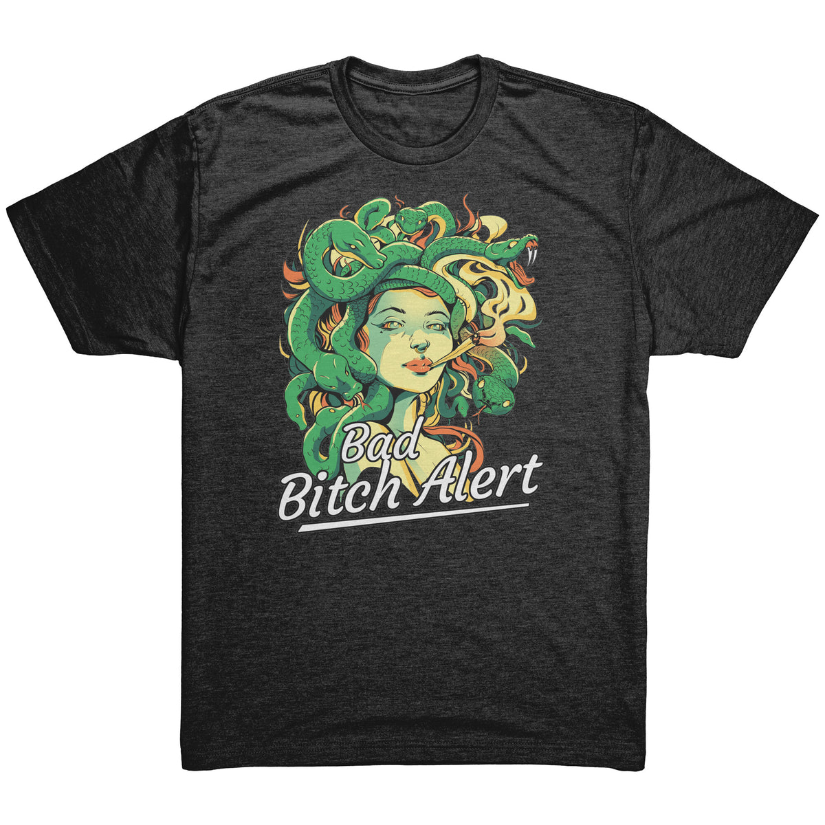 Bad Bitch Alert Medusa T-shirt  - Gemmed Firefly