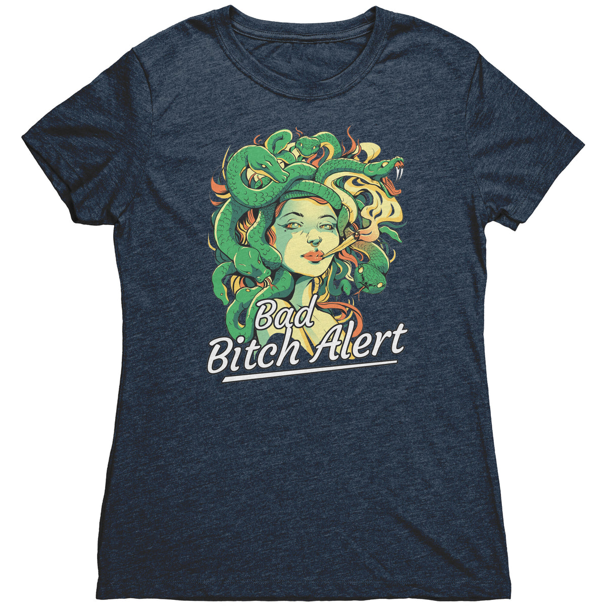 Bad Bitch Alert Medusa T-shirt  - Gemmed Firefly
