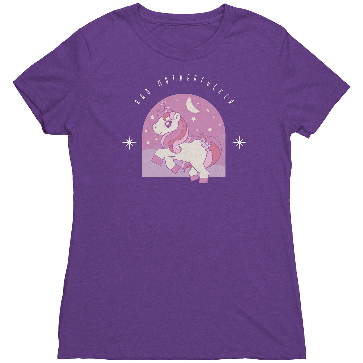 Bad MotherF-er Unicorn T-shirt  - Gemmed Firefly