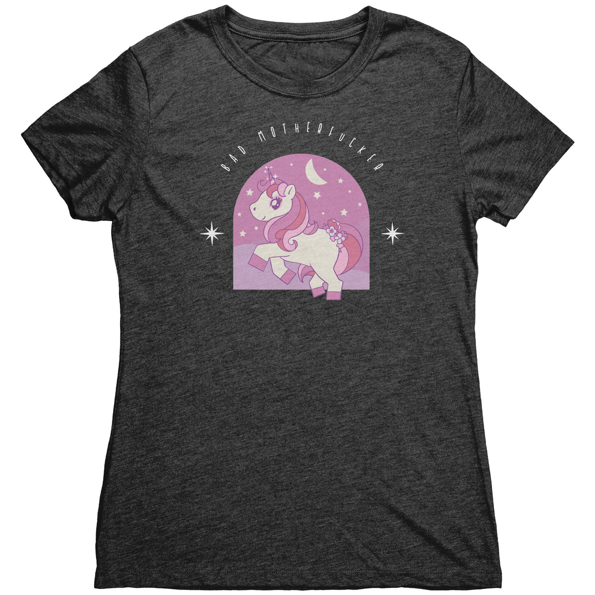 Bad MotherF-er Unicorn T-shirt  - Gemmed Firefly