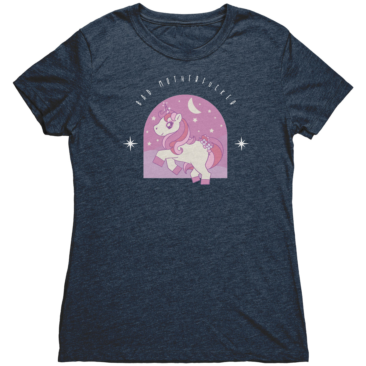 Bad MotherF-er Unicorn T-shirt  - Gemmed Firefly