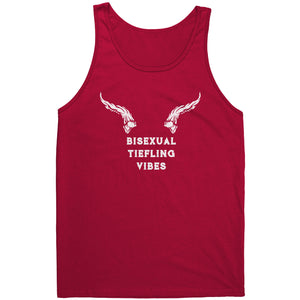 Bisexual Tiefling Vibes Tank T-shirt  - Gemmed Firefly