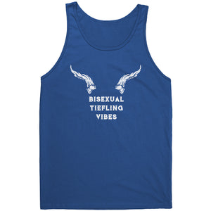 Bisexual Tiefling Vibes Tank T-shirt  - Gemmed Firefly