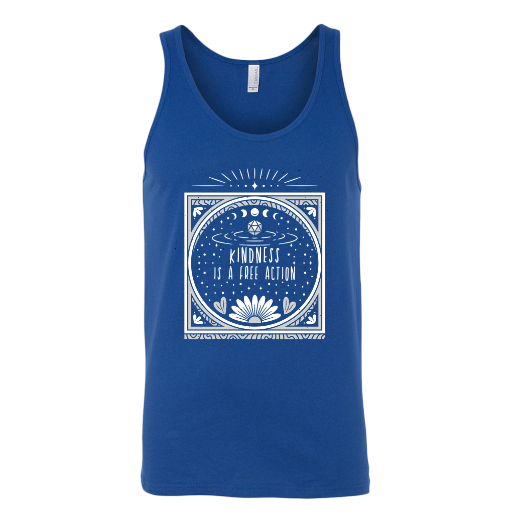 Kindness is a Free Action T-shirt  - Gemmed Firefly