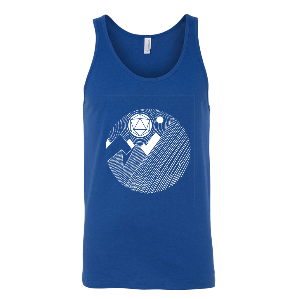 D20 Mountains Majesty T-shirt  - Gemmed Firefly