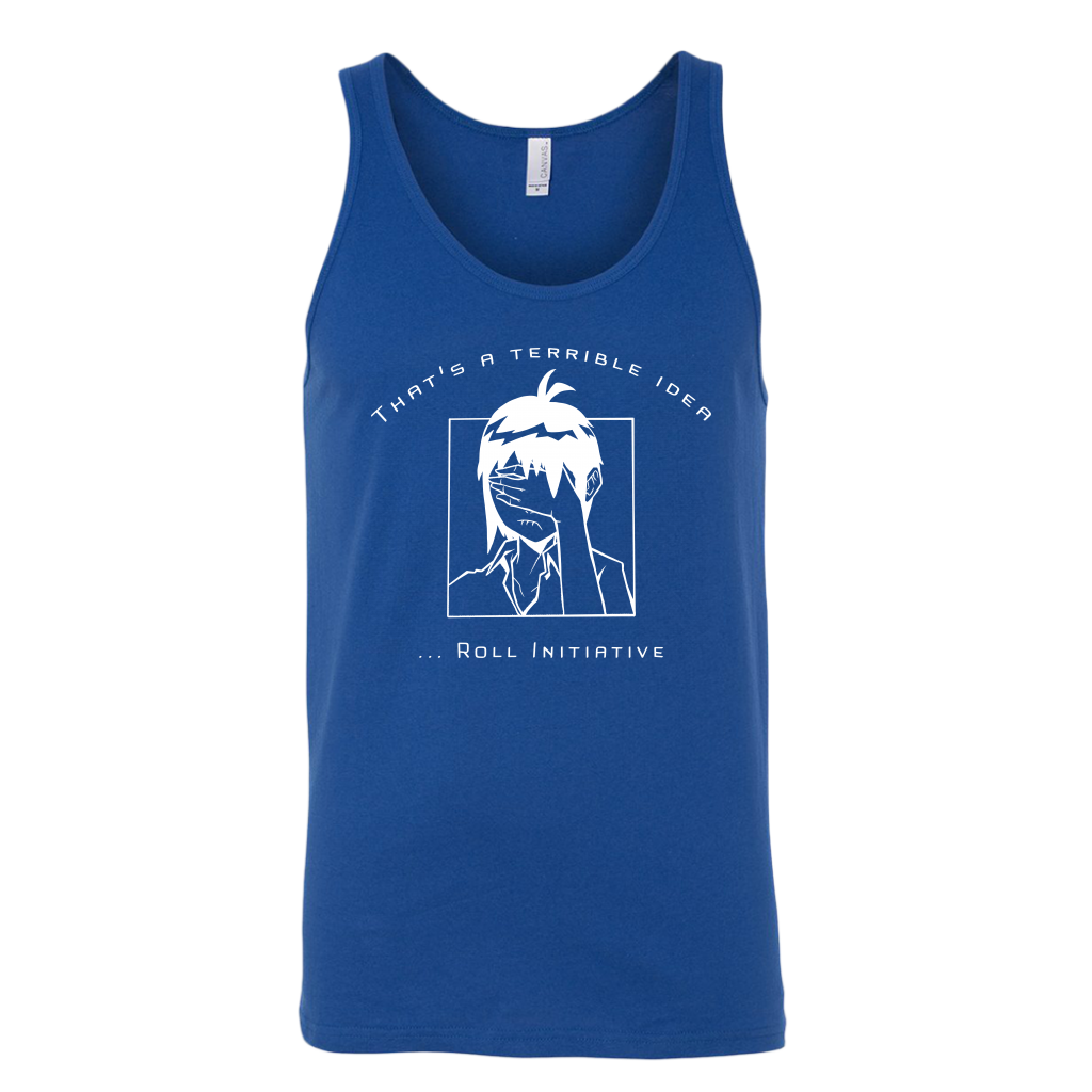That's a Terrible Idea Roll Initiative (Game Goddess) T-shirt  - Gemmed Firefly