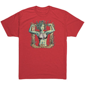 Chiselled Body Medusa T-shirt  - Gemmed Firefly