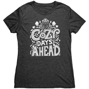 Cozy Days Ahead D20 T-shirt  - Gemmed Firefly