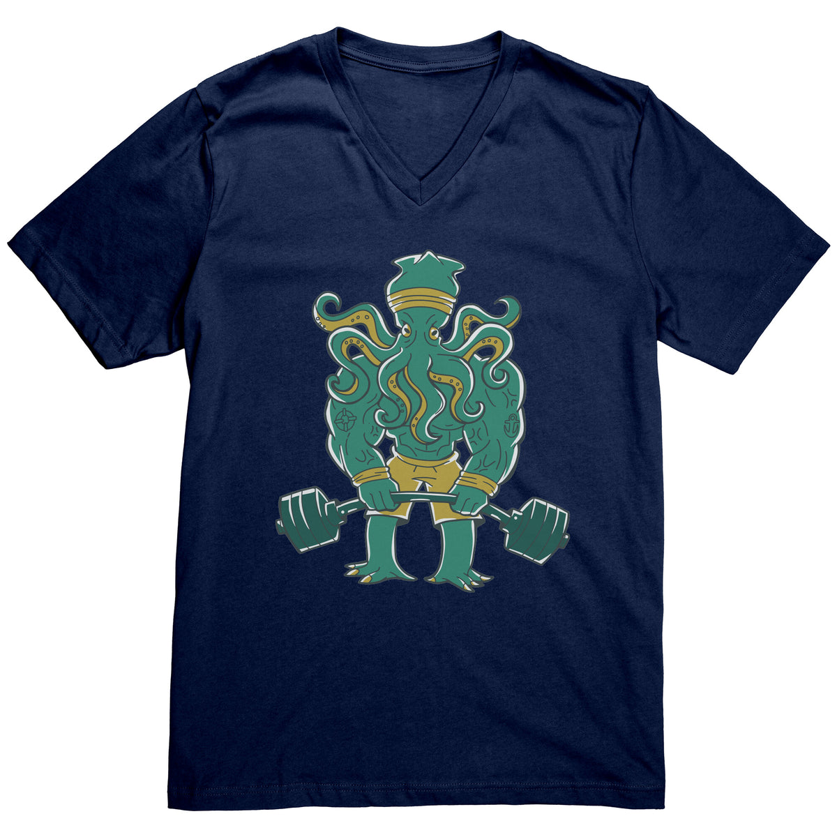 Cthuletics Cthulhu T-shirt  - Gemmed Firefly