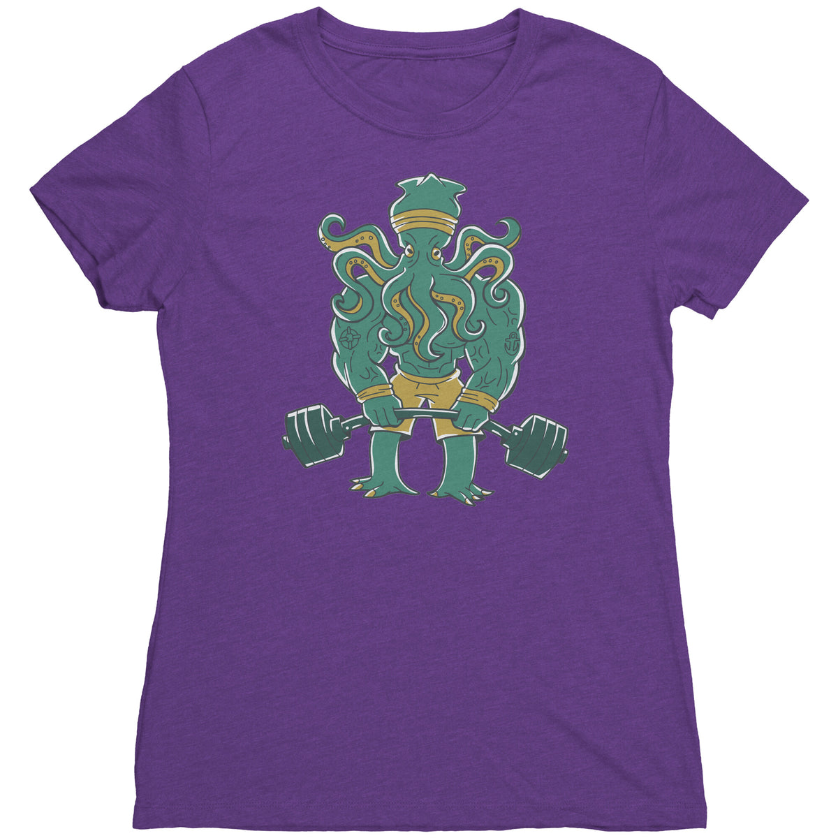 Cthuletics Cthulhu T-shirt  - Gemmed Firefly