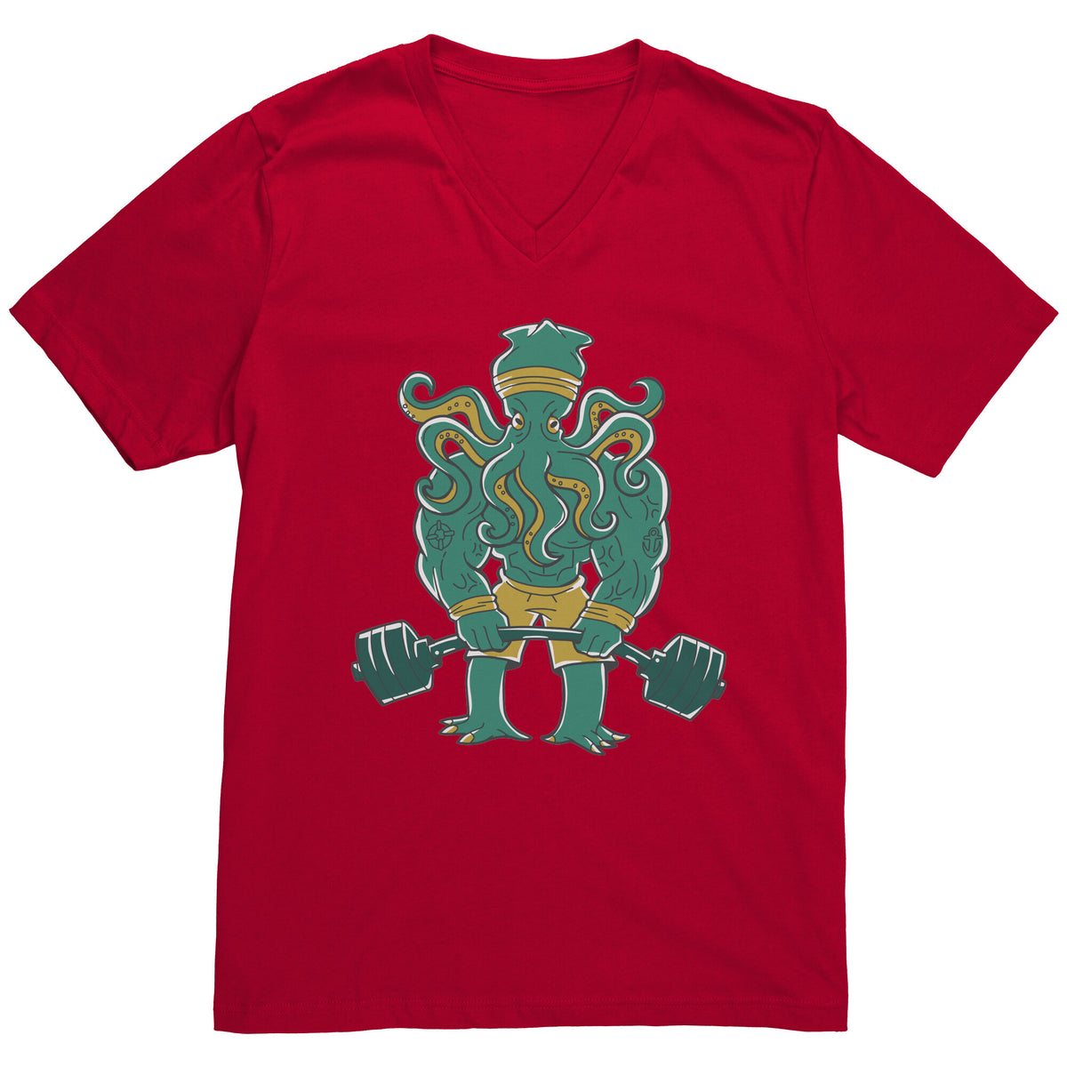 Cthuletics Cthulhu T-shirt  - Gemmed Firefly