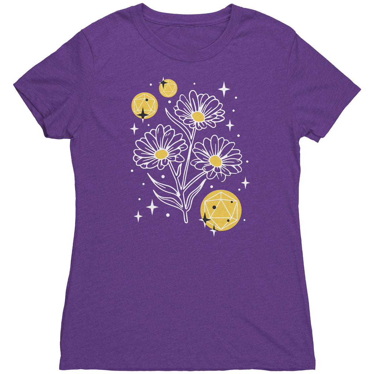 D20 Daisy Bliss T-shirt  - Gemmed Firefly