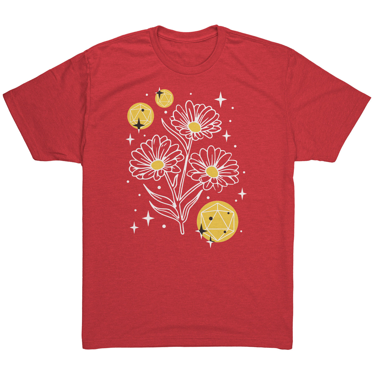 D20 Daisy Bliss T-shirt  - Gemmed Firefly