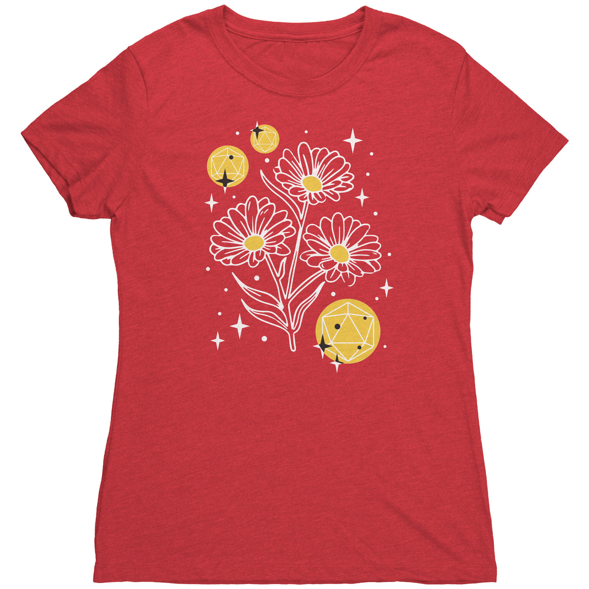 D20 Daisy Bliss T-shirt  - Gemmed Firefly