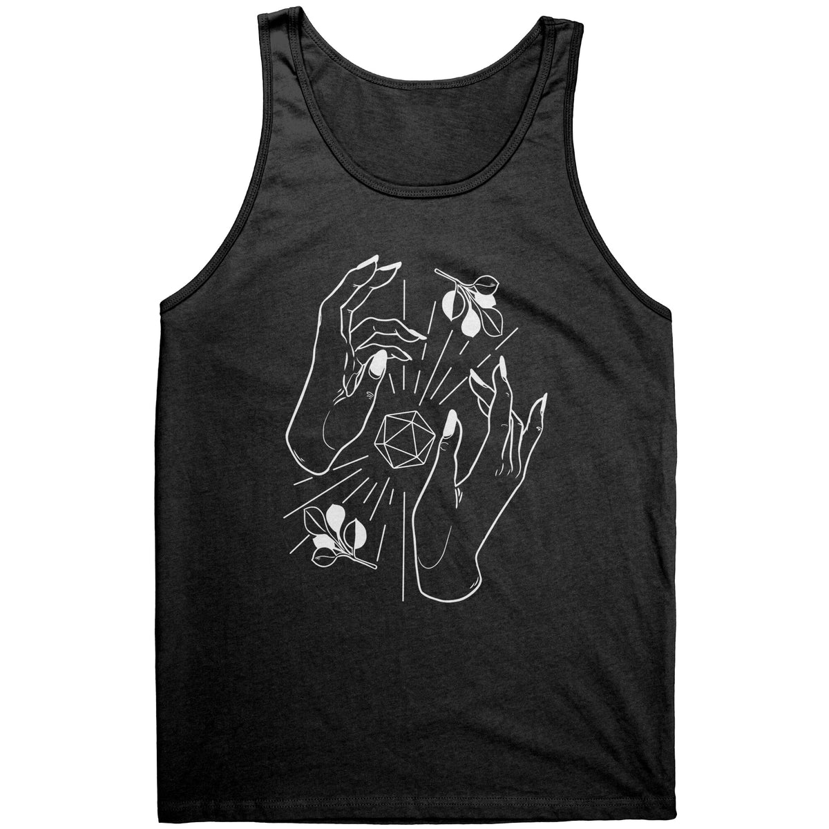 D20 Hex Magnificence T-shirt  - Gemmed Firefly